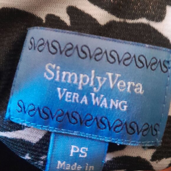 Floral Small Petite High Low Simply Vera Vera Wang Dress - Picture 4 of 4